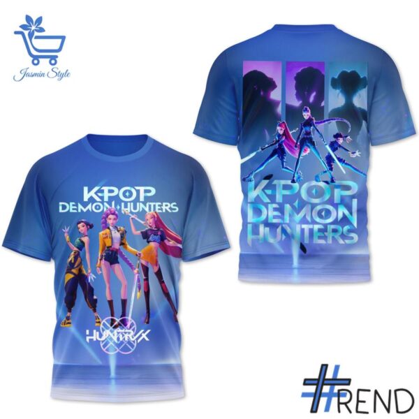 Experience the sleek design of the KPop Demon Hunters HuntrX Shirt.