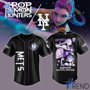 The KPop Demon Hunters New York Mets Jersey is built for bold street style.