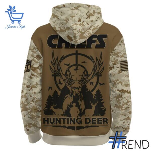 The Kansas City Chiefs Hunting Deer Hoodie is built for bold street style.