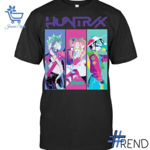 Trendy Kpop Demon Hunters HUNTRX Girls Shirt perfect for casual and streetwear outfits.