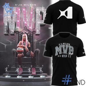 Stylish Las Vegas Aces A Ja Wilson x M VP Shirt jpg designed for all-day comfort.