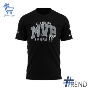 Stylish Las Vegas Aces A Ja Wilson x M VP Shirt jpg designed for all-day comfort.