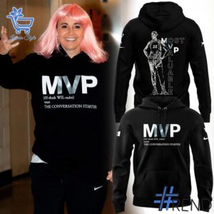 Stylish Las Vegas Aces MVP A ja Wilson Hoodie jpg designed for all-day comfort.