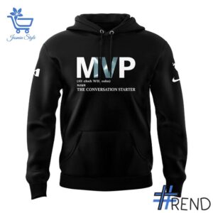 Stylish Las Vegas Aces MVP A ja Wilson Hoodie jpg designed for all-day comfort.