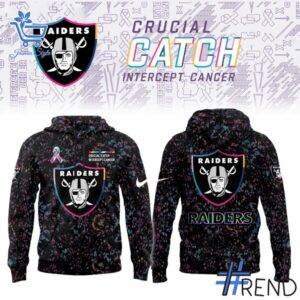 Comfortable Las Vegas Raiders NFL Crucial Catch Hoodie designed with attention to detail.
