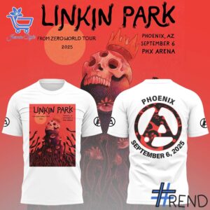 The Linkin Park Tour Phoenix Shirt adds a colorful spark to your wardrobe.