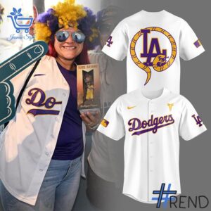 The Los Angeles Dodgers Celebrating Kobe s bobblehead night at Dodger Stadium Jersey 1 jpg brings street-ready confidence to everyday outfits.