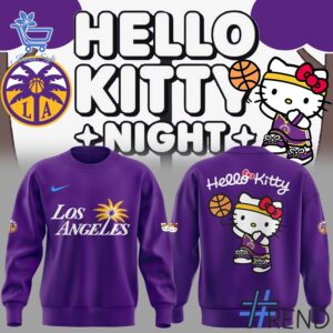 Take on every challenge with the Los Angeles Sparks Hello Kitty Hoodie.