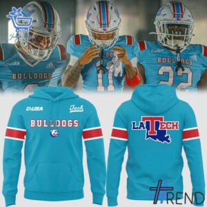 Stylish Louisiana Tech Bulldogs The Turquoise LA TECH Hoodie designed for all-day comfort.