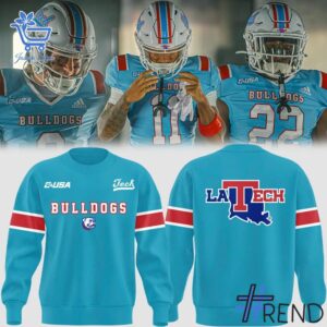 Stylish Louisiana Tech Bulldogs The Turquoise LA TECH Hoodie designed for all-day comfort.
