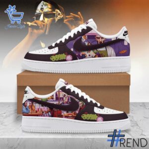 Experience the sleek design of the MF DOOM Air Force Shoes.