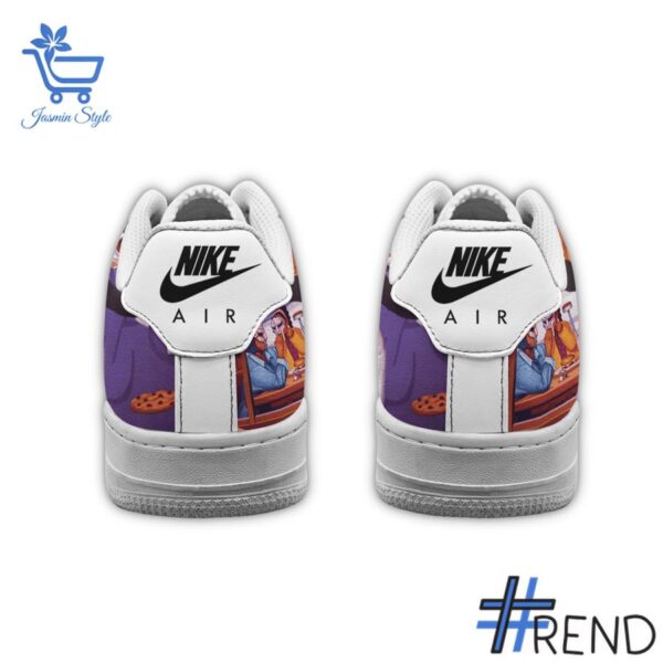 Experience the sleek design of the MF DOOM Air Force Shoes.