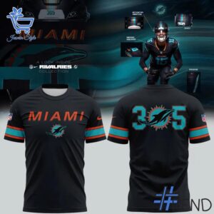 Trendy Miami Dolphins The Rivalries Uniforms Shirt perfect for casual and streetwear outfits.