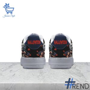 Stylish Michael Myers Happy Halloween Nike Air Force designed for all-day comfort.