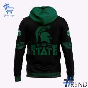 Stylish Michigan State Spartans black Hoodie designed for all-day comfort.