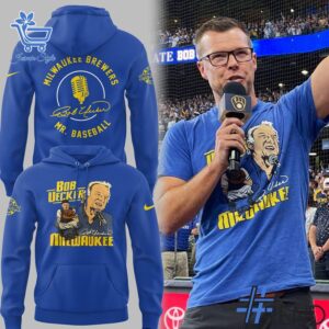 Refresh your collection with the timeless 2 Milwaukee Brewers Honoring Mr Baseball Bob Uecker Shirt.