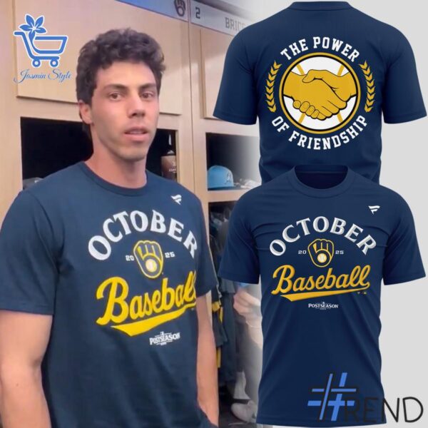 Stylish Milwaukee Brewers October Baseball T Shirt designed for all-day comfort.