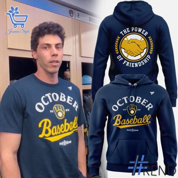 Stylish Milwaukee Brewers October Baseball T Shirt designed for all-day comfort.