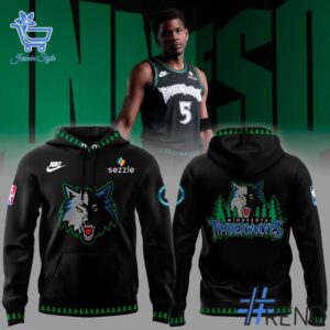 Versatile Minnesota Timberwolves Bring Back the Black Trees Shirt perfect for casual and sporty looks.