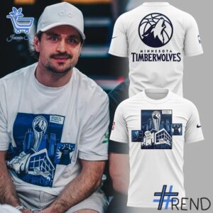 Refresh your collection with the timeless Minnesota Timberwolves white Shirt.