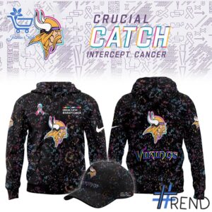 Stylish Minnesota Vikings Crucial Catch Hoodie designed for all-day comfort.