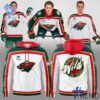 Versatile Minnesota Wild th Anniversary Originals Uniform Hoodie perfect for casual and sporty looks.