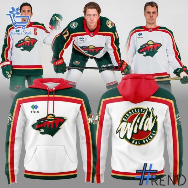 Versatile Minnesota Wild th Anniversary Originals Uniform Hoodie perfect for casual and sporty looks.