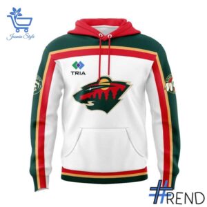 Versatile Minnesota Wild th Anniversary Originals Uniform Hoodie perfect for casual and sporty looks.