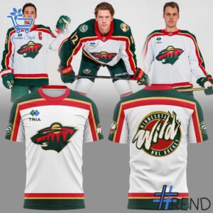 Versatile Minnesota Wild th Anniversary Originals Uniform Hoodie perfect for casual and sporty looks.