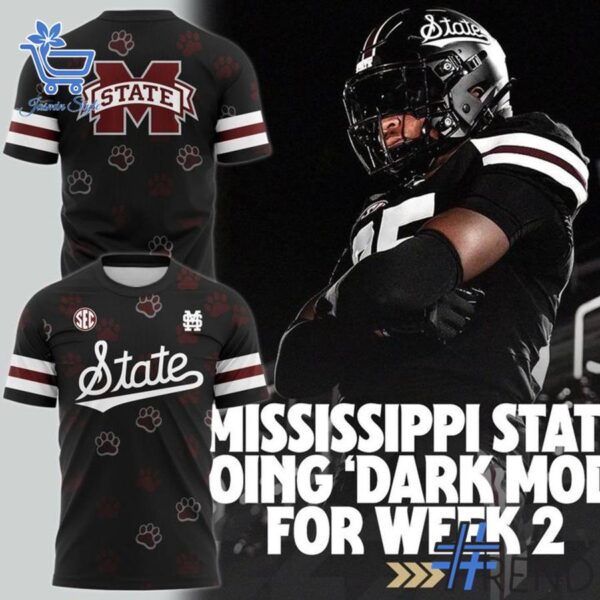 Stylish Mississippi State Bulldogs Dark Mode MSB Uniform Sweatshirt designed for all-day comfort.