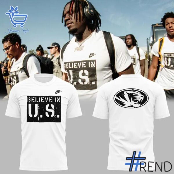 Stylish Missouri Tigers Believe In US T shirt designed for all-day comfort.