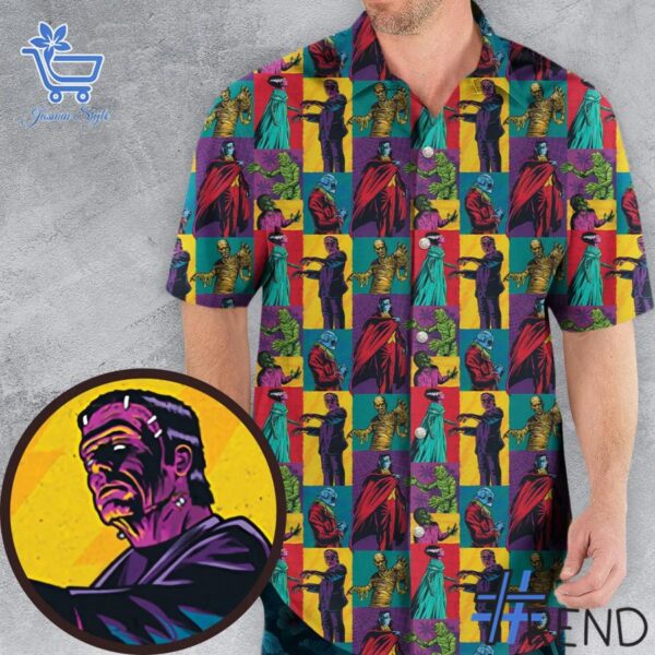Stylish Monsterror Universal Classic Monsters Hawaiian Shirt designed for all-day comfort.