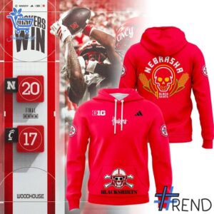 Trendy Nebraska Huskers Hyper Local corn Hoodie perfect for casual and streetwear outfits.