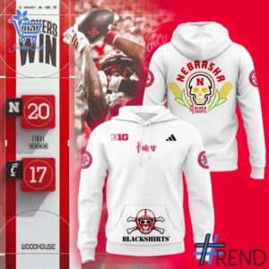 Trendy Nebraska Huskers Hyper Local corn Hoodie perfect for casual and streetwear outfits.