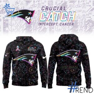 Comfortable New England Patriots Crucial Catch Limited Hoodie designed with attention to detail.