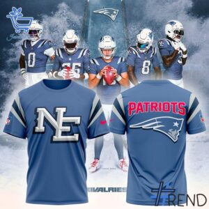 The New England Patriots Rivalries Shirt adds a colorful spark to your wardrobe.