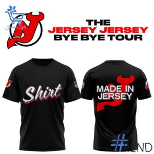Versatile New Jersey Devils Jersey Jersey Bye Bye Tour Shirt perfect for casual and sporty looks.