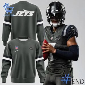 Trendy New York Jets The Rivalries Uniforms Sweatshirt perfect for casual and streetwear outfits.