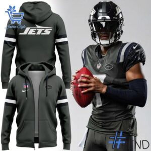 Trendy New York Jets The Rivalries Uniforms Sweatshirt perfect for casual and streetwear outfits.