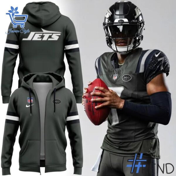 Trendy New York Jets The Rivalries Uniforms Sweatshirt perfect for casual and streetwear outfits.