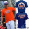 Stylish New York Mets Jesus Won T shirt designed for all-day comfort.