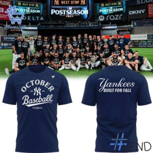 Versatile New York Yankees October Baseball Post Season Shirt perfect for casual and sporty looks.