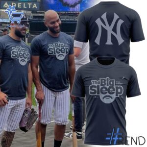 Versatile New York Yankees The Big Sleep T shirt perfect for casual and sporty looks.