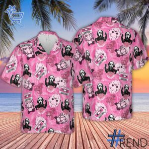 The No Your Hang Up Ghostface Hawaiian Shirt is built for bold street style.