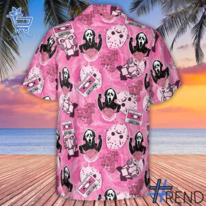 The No Your Hang Up Ghostface Hawaiian Shirt is built for bold street style.