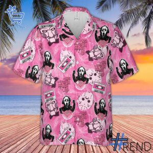 The No Your Hang Up Ghostface Hawaiian Shirt is built for bold street style.