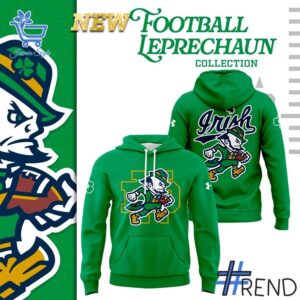 Experience the sleek design of the Notre Dame The Fighting Irish Hoodie.