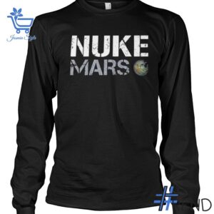 The 2 Nuke Mars Earth Shirt brings street-ready confidence to everyday outfits.