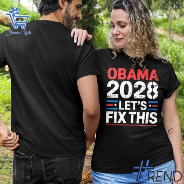 Trendy Obama Let's fix this shirt perfect for casual and streetwear outfits.