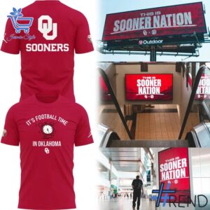 Trendy Oklahoma Sooners Time In Oklahoma Shirt perfect for casual and streetwear outfits.